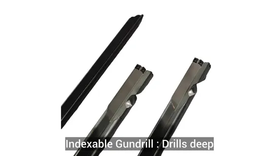 Advanced Indexable Gundrill Tool for Efficient Deep Machining